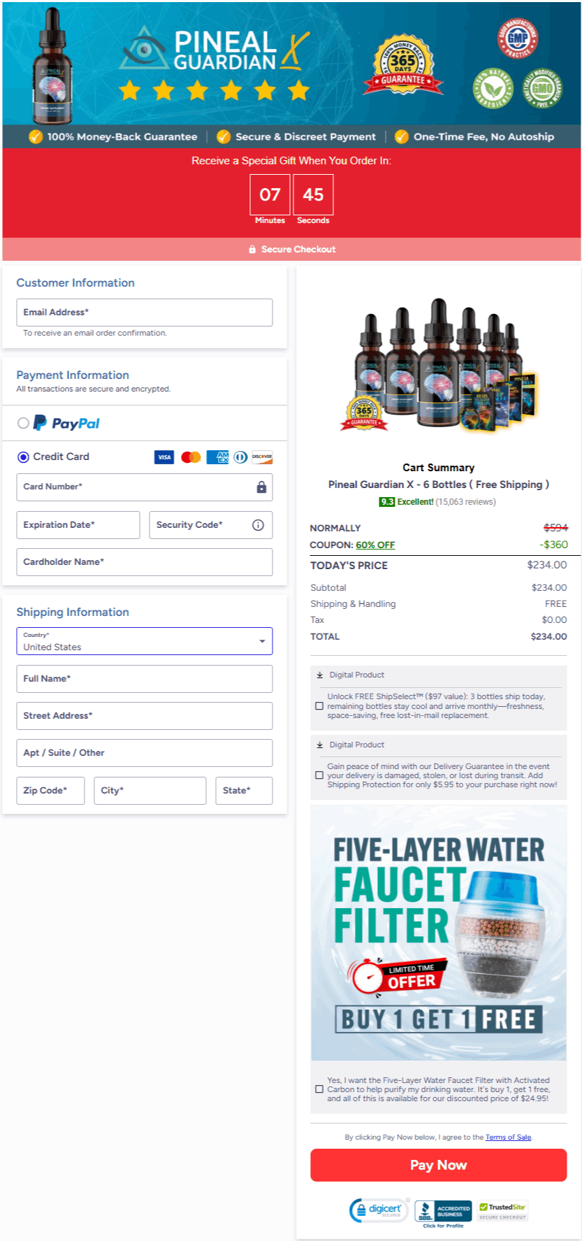 order pineal guardian x brain health supplement online